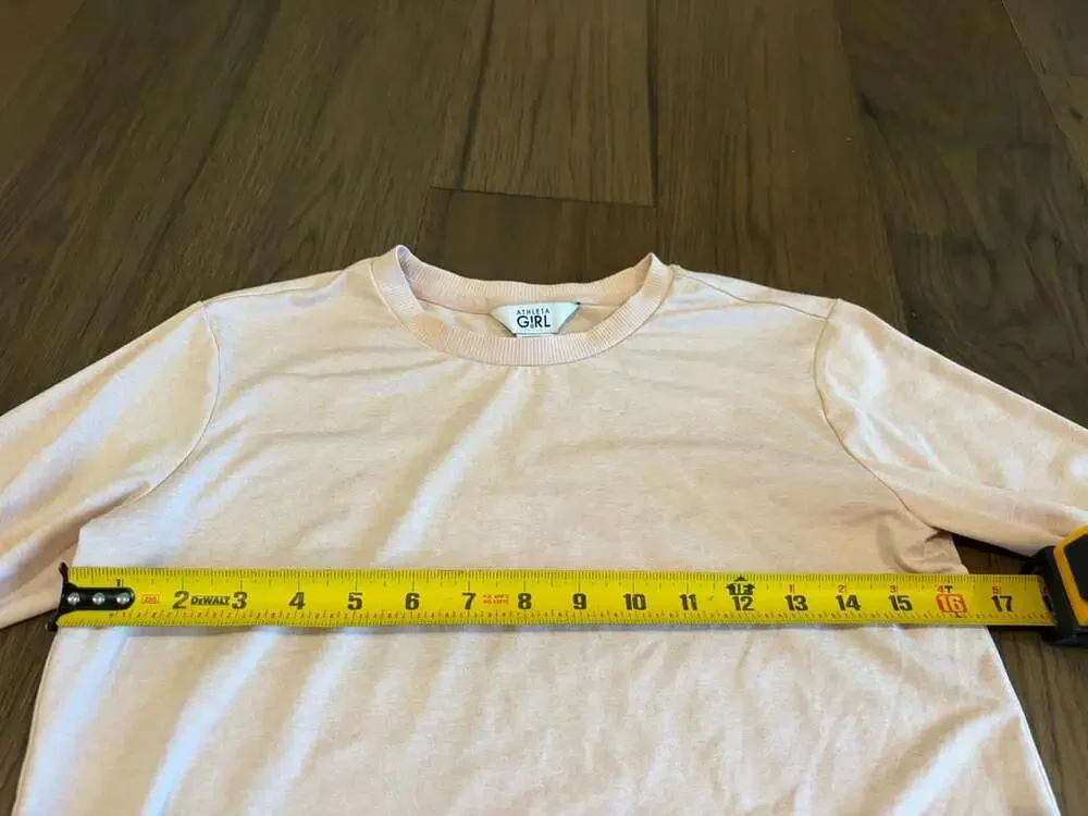 Athleta Girl Uptempo Top Size L/12 Pink Long Sleeve Tee